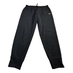 VTG Fila Mens drawstring active Sweatpants Size xl Black cotton blend Cuff Hem